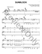 Sunblock piano sheet music cover